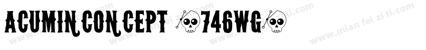 acuminconcept -746wg字体转换